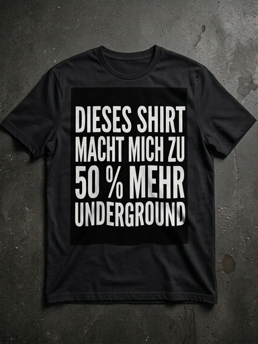 DIESES SHIRT MACHT MICH ZU 50 % MEHR UNDERGROUND product image (1)