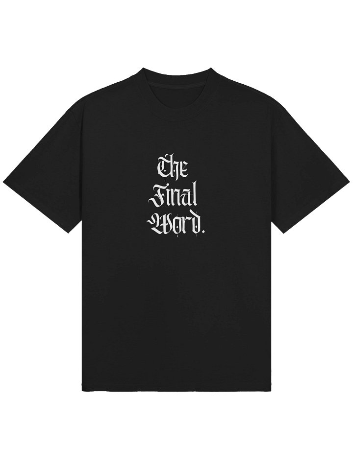 The Final Word Oversized Tee product image (1)