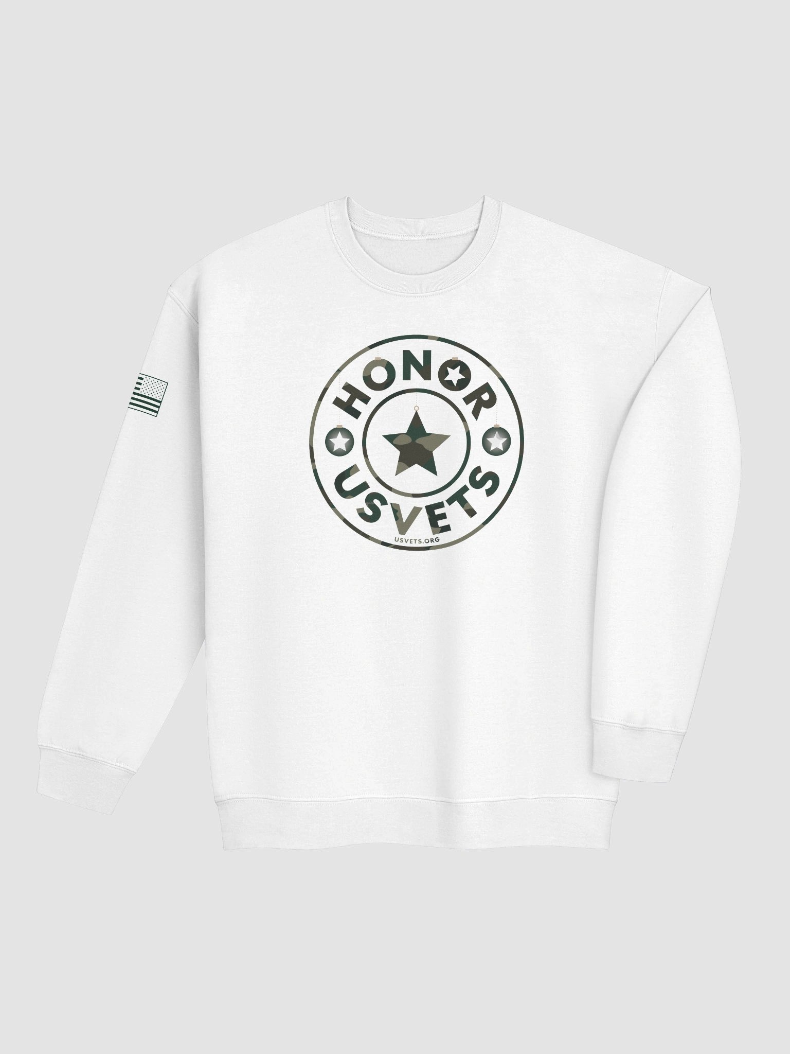 HONORUSVETS - HOLIDAY GREEN STAR CREWNECK product image (12)