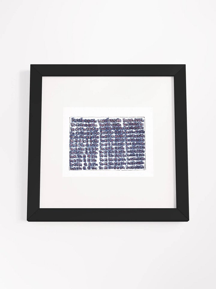 Asheesh Panel Card Print Framed product image (1)