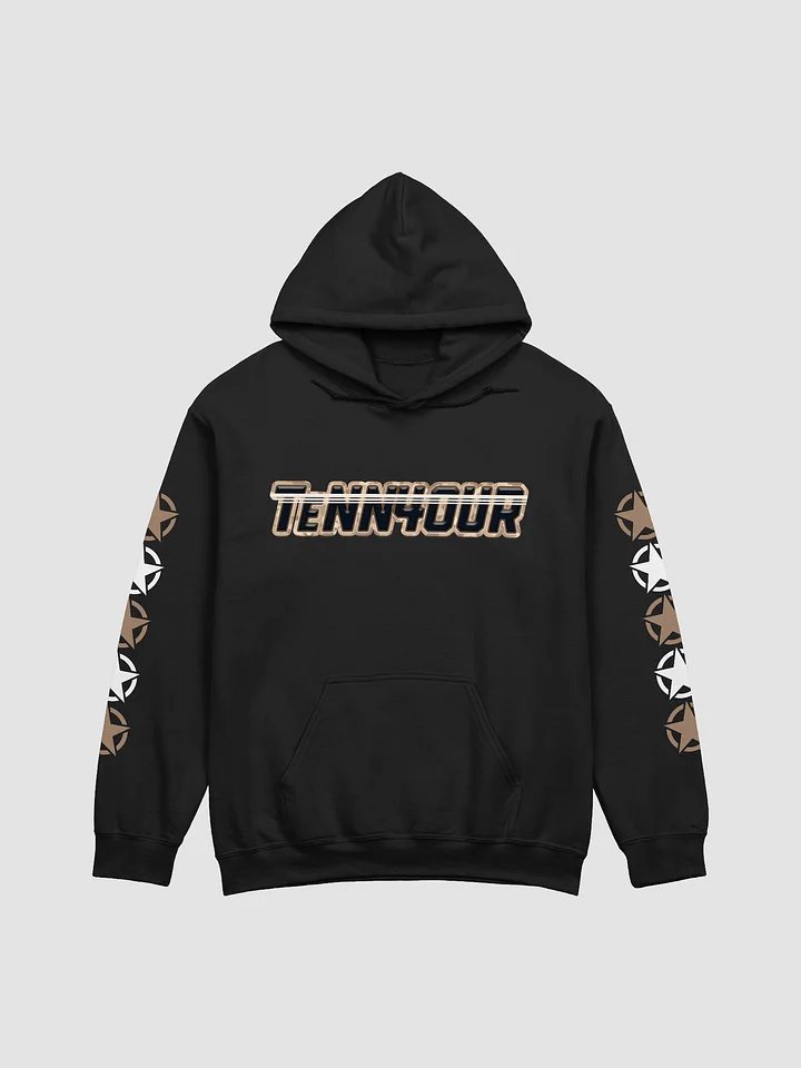 #TeNN4OURARMY Hoodie - Tan & White product image (1)