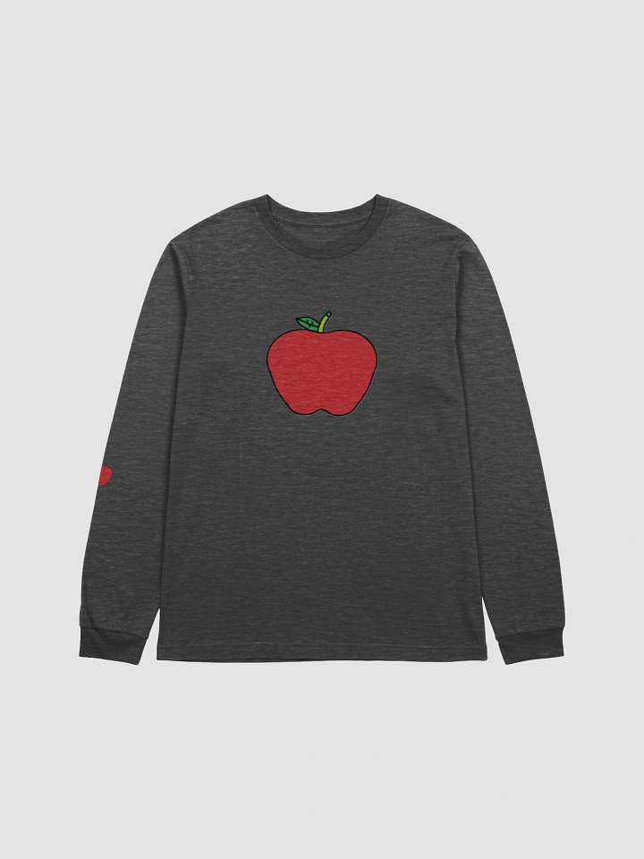 Crimson Apple Illustration Long Sleeve Tee product image (6)