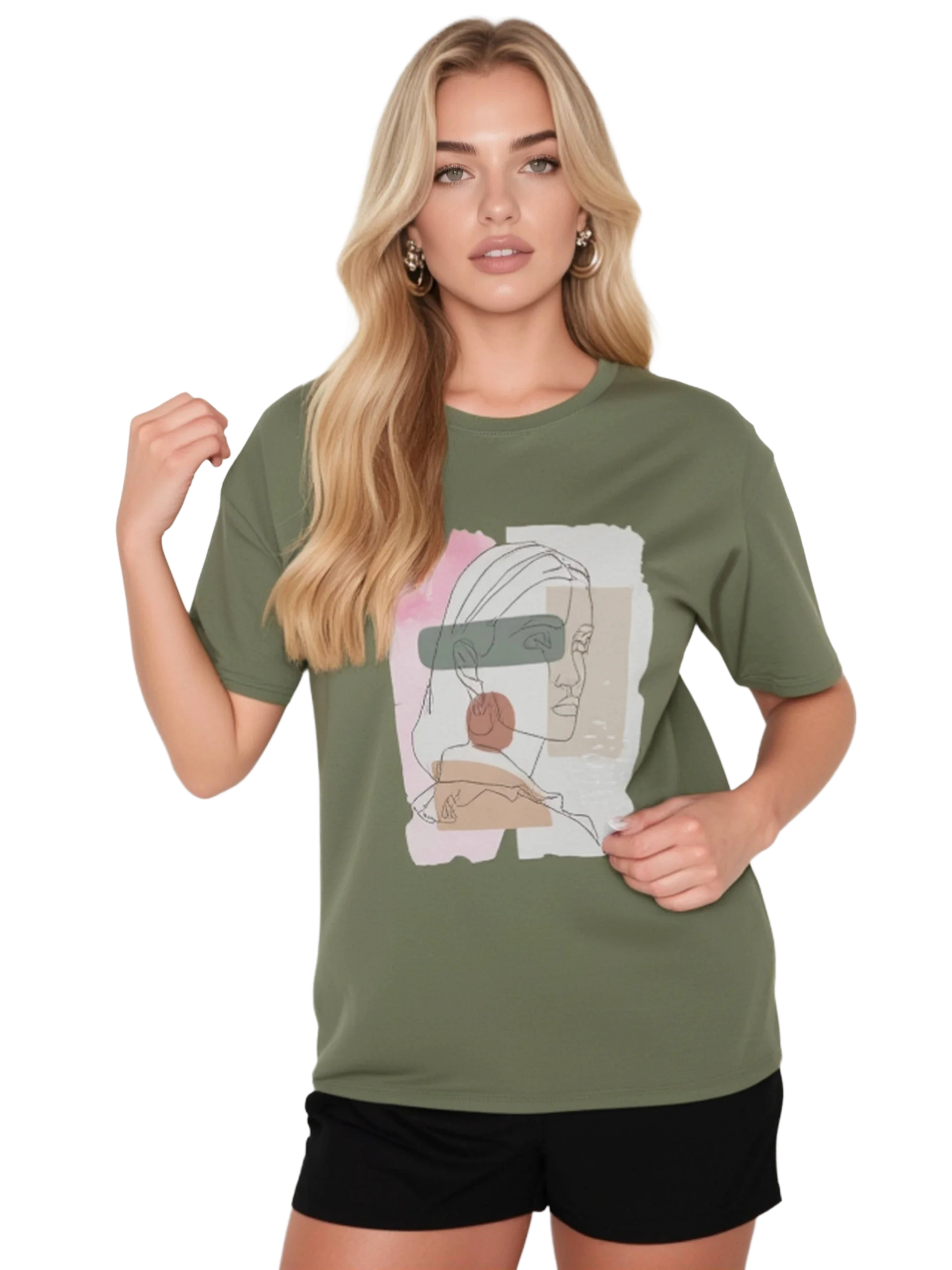 Abstract Profile Women's T-Shirt product image (5)