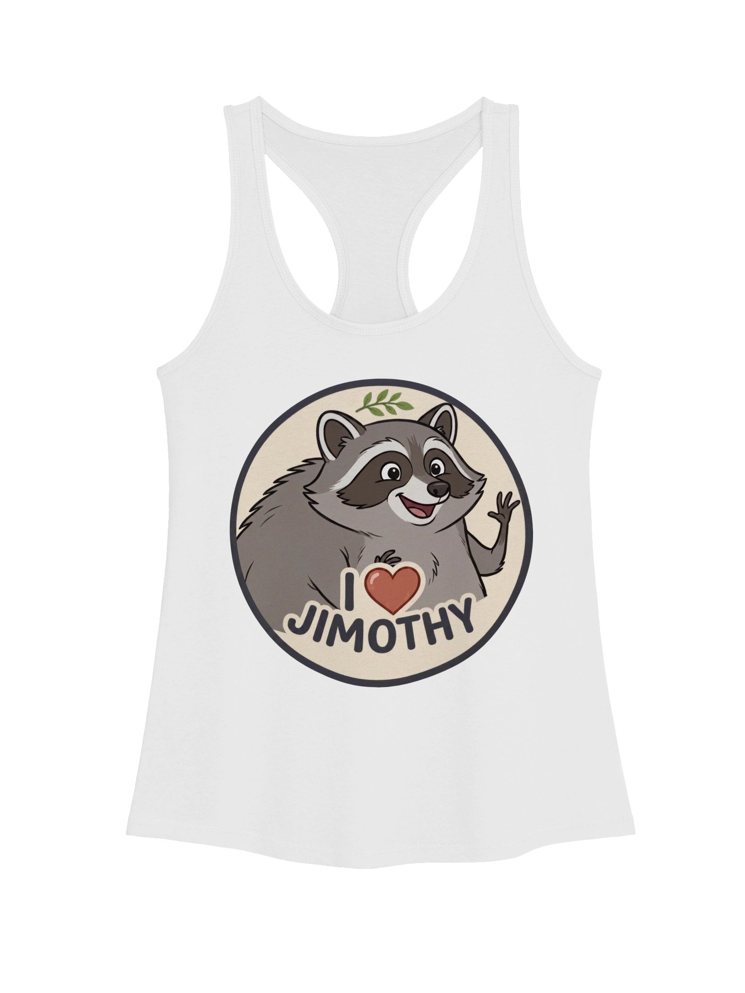 I Love Jimothy Women's Racerback Tank product image (2)