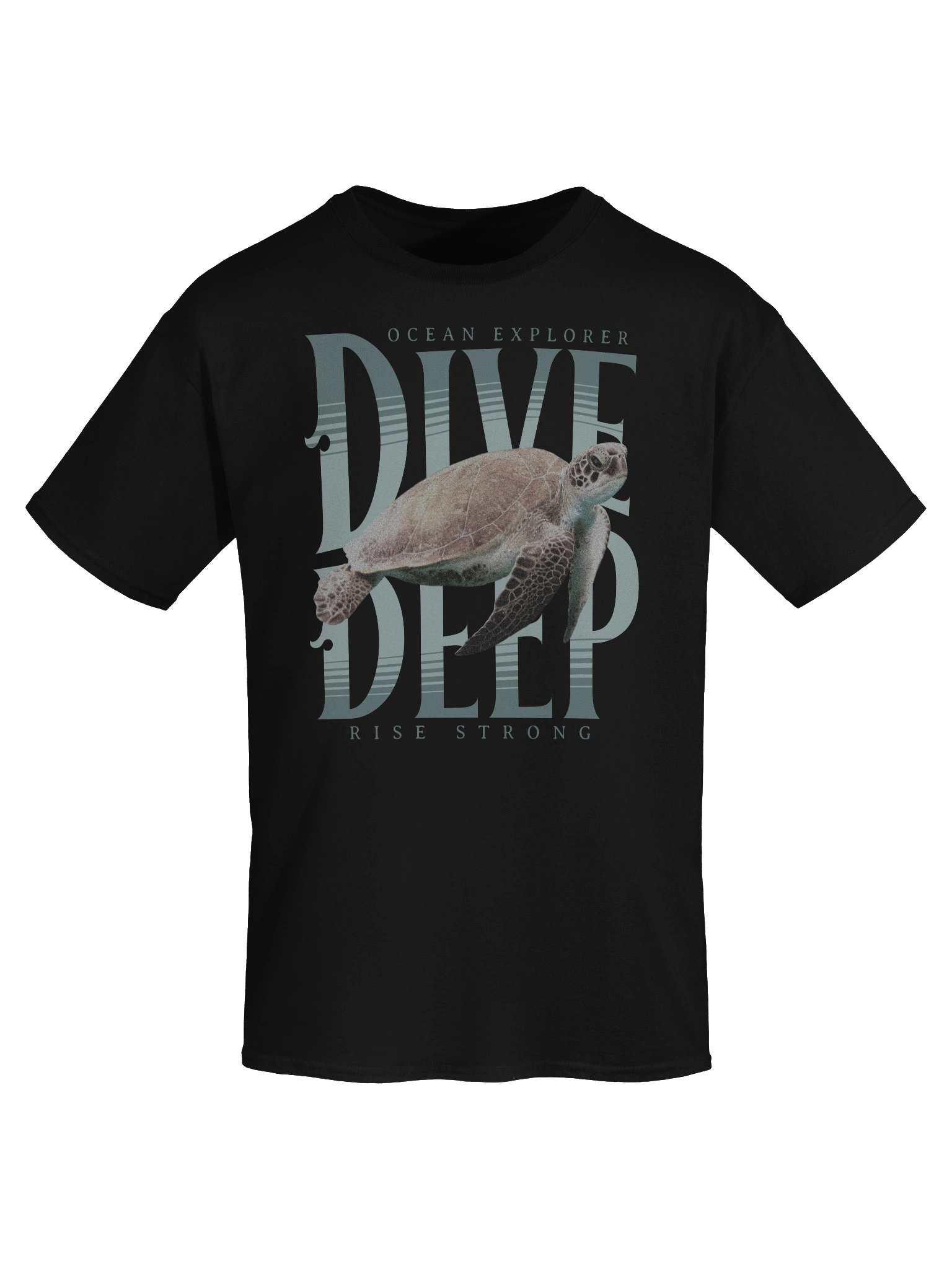 Stylish Deep Dive Sea Turtle T-Shirt for Ocean Lovers product image (58)