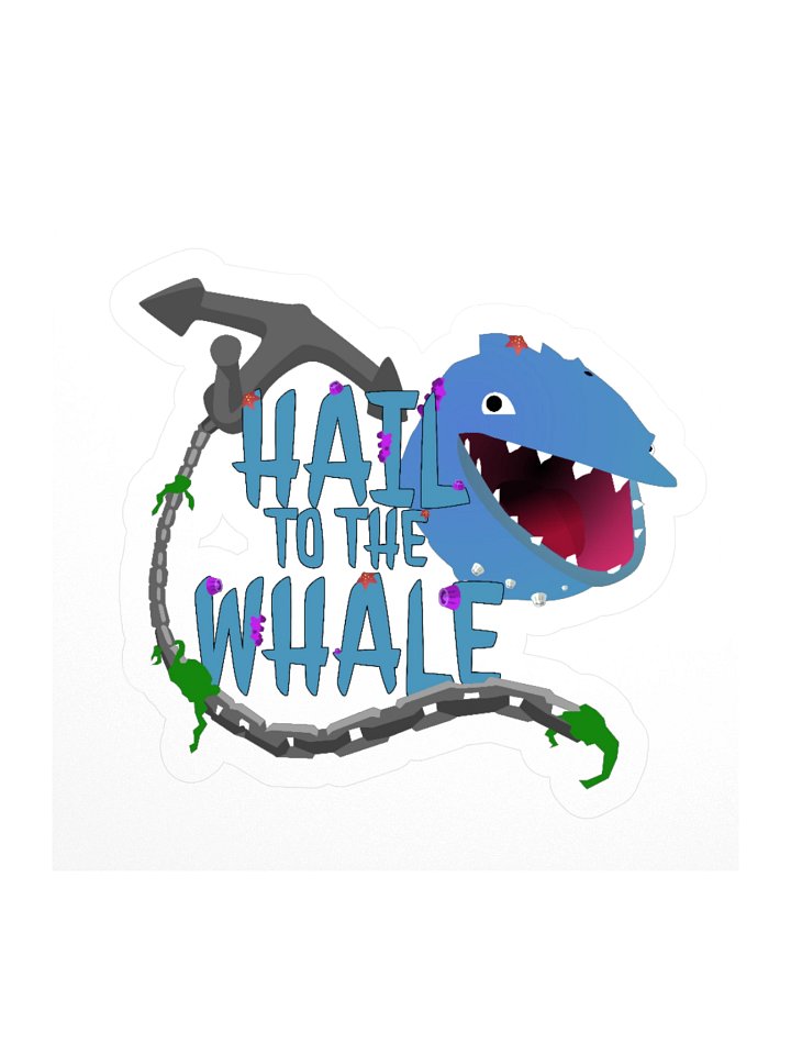 Giant Whale Sticker (Inspired by Thumpback) product image (1)