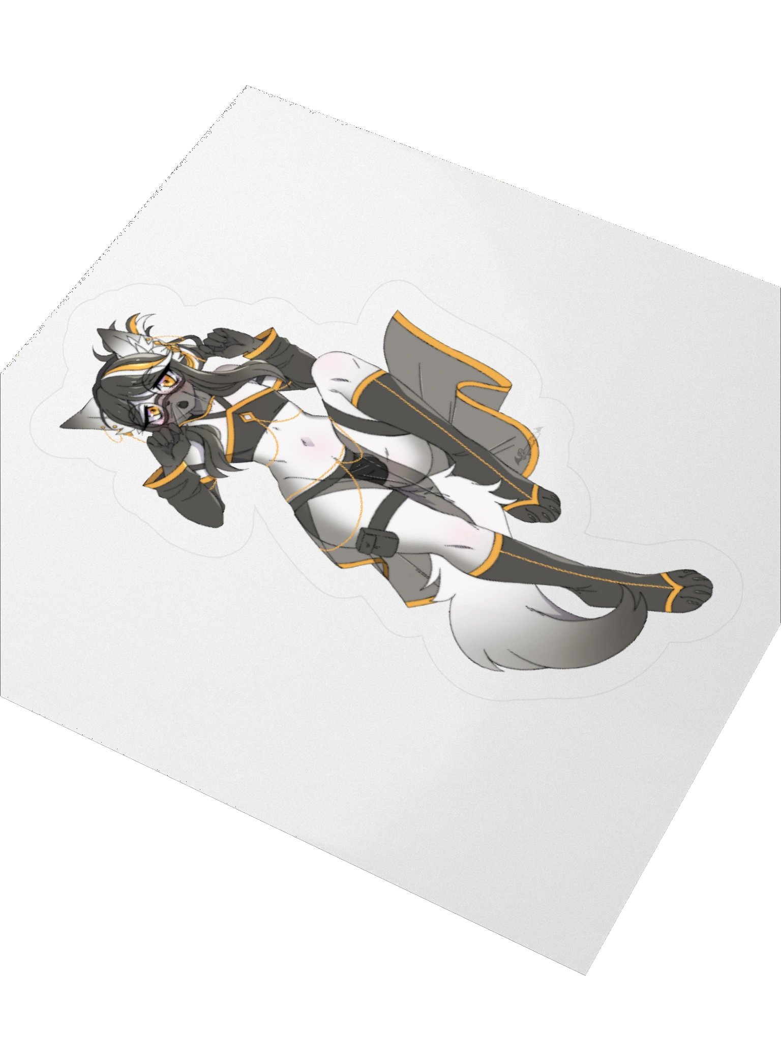 Shiro Laying Sticker product image (3)