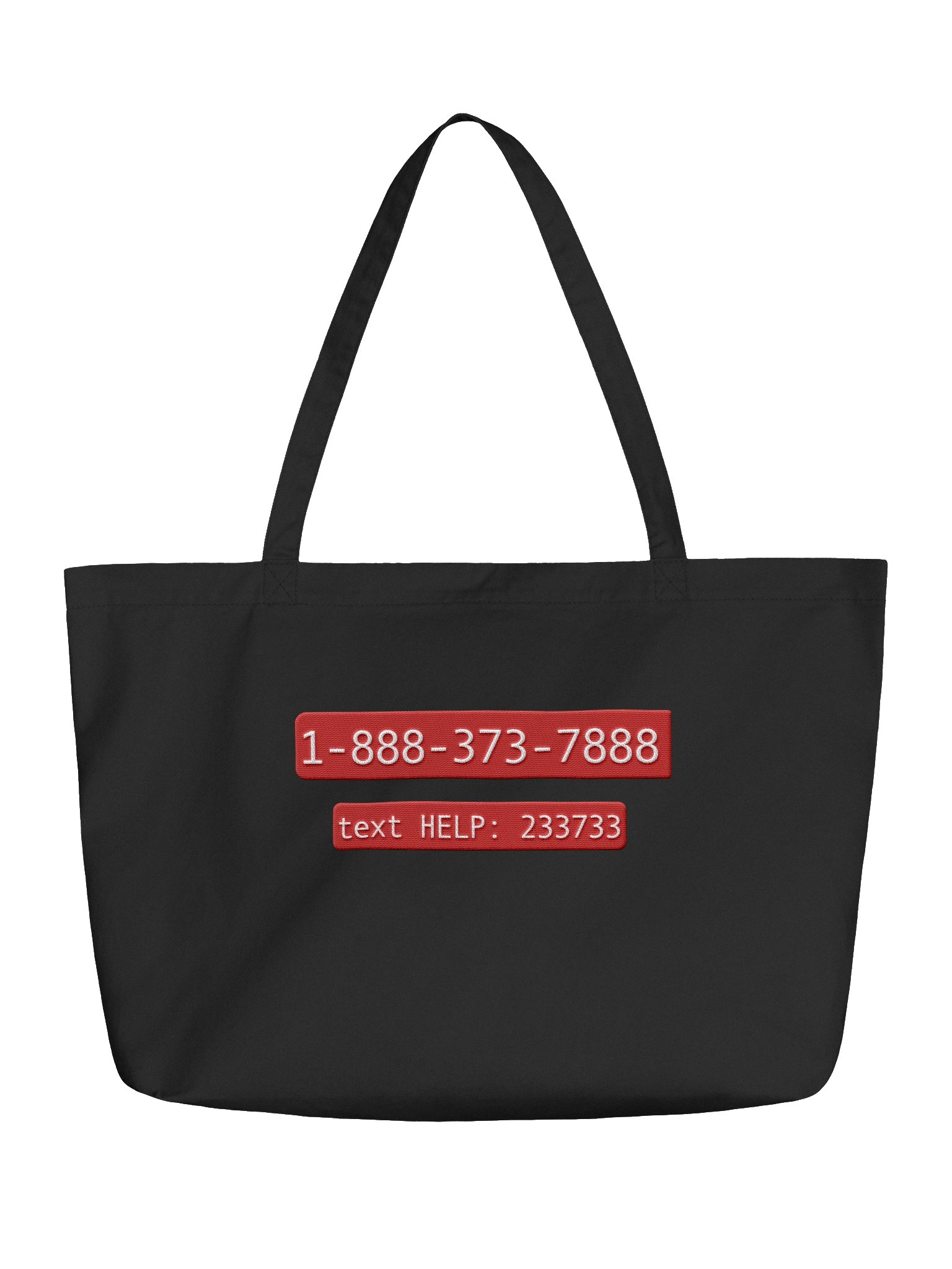 embroidered hotline tote product image (2)