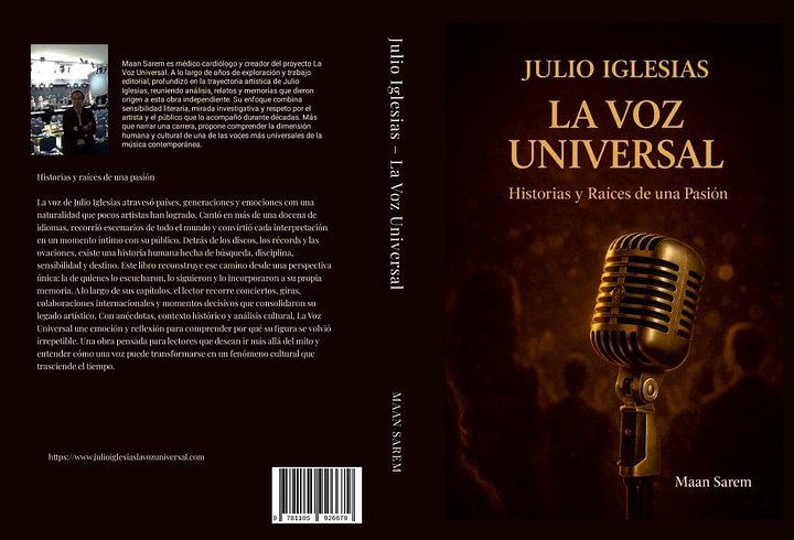 Julio Iglesias – La Voz Universal | Tapa Dura (Edición Internacional) product image (2)