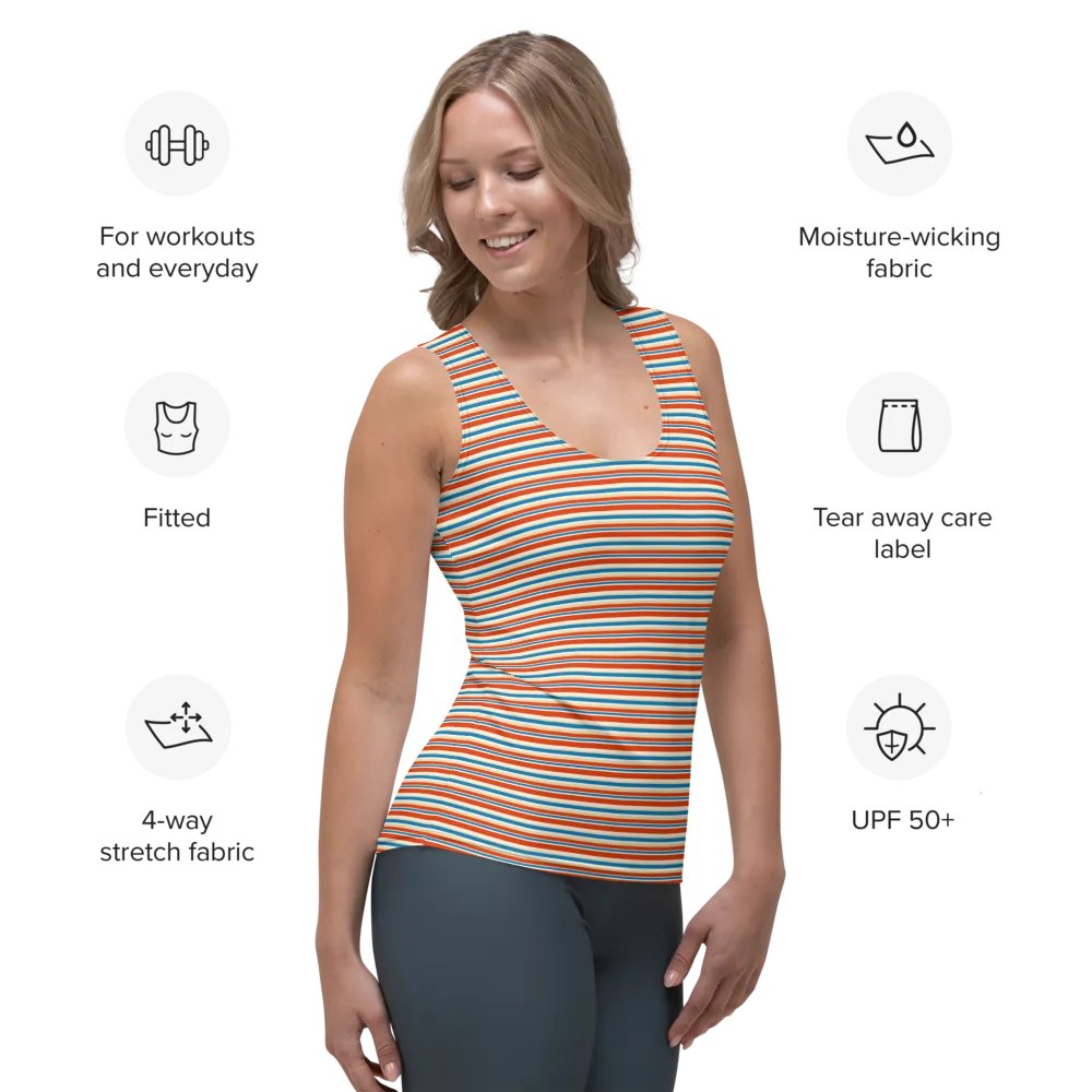 Sailing Stripes All-Over Women's Tank product image (7)