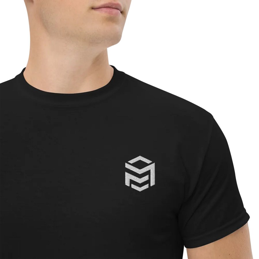 MathManEU Logo T-Shirt - Embroidered (White) product image (12)