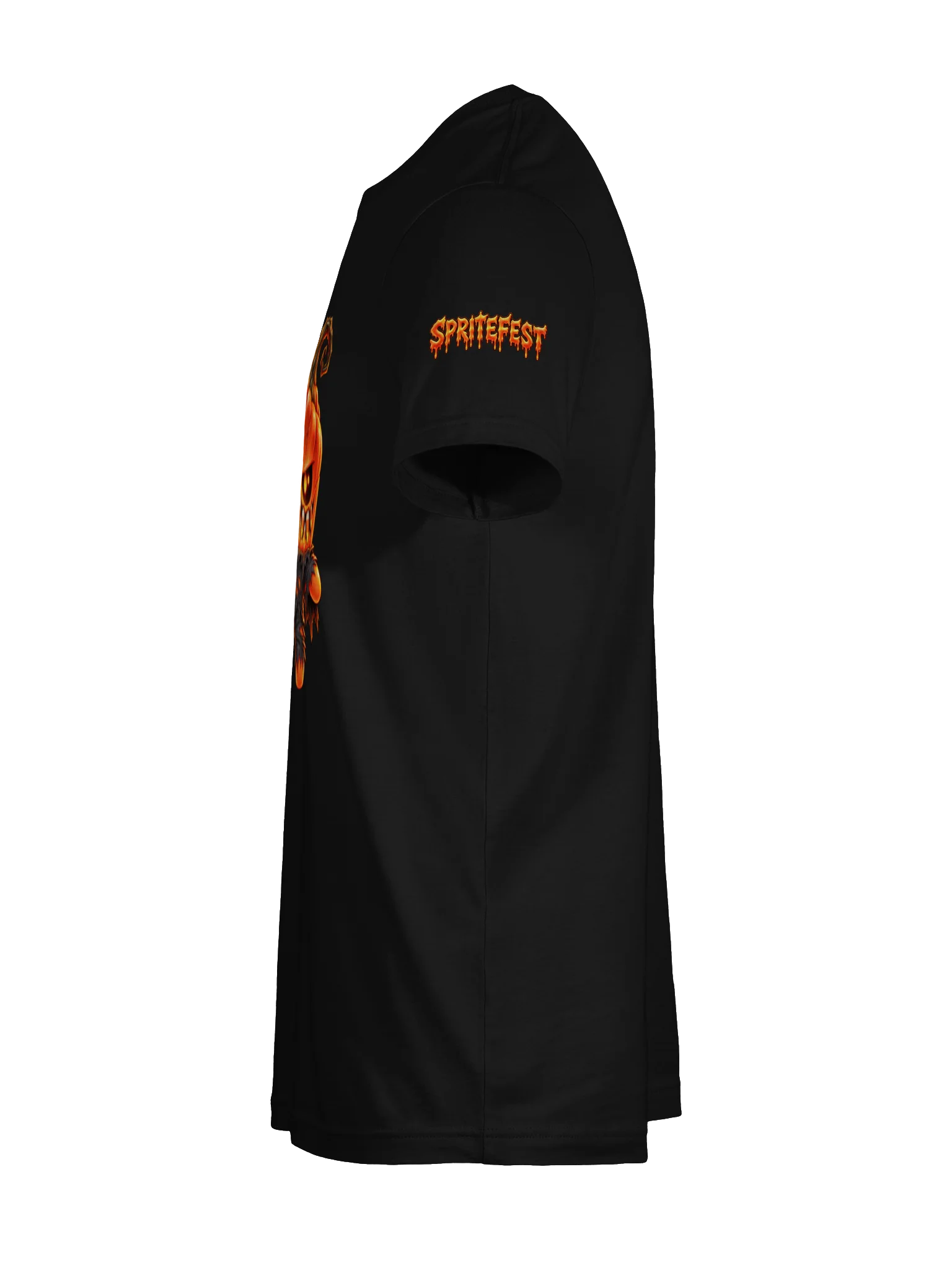 SPRITEFEST "Jack-o-Lantern Sprite" ADULT Black T-Shirt product image (9)