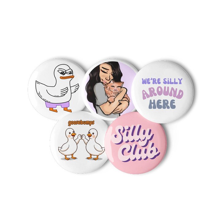 Silly Club Variety Button Set product image (3)