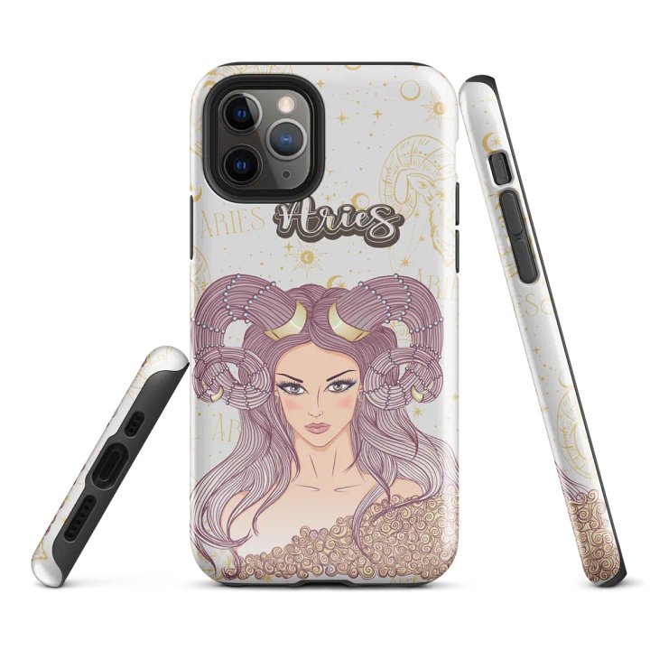Aries Ram Horns iPhone® Tough Case product image (2)
