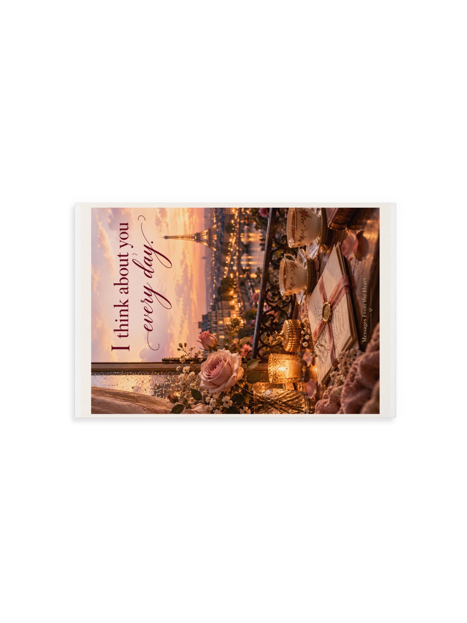 I Think About You Every Day — Physical QR Greeting Card product image (5)