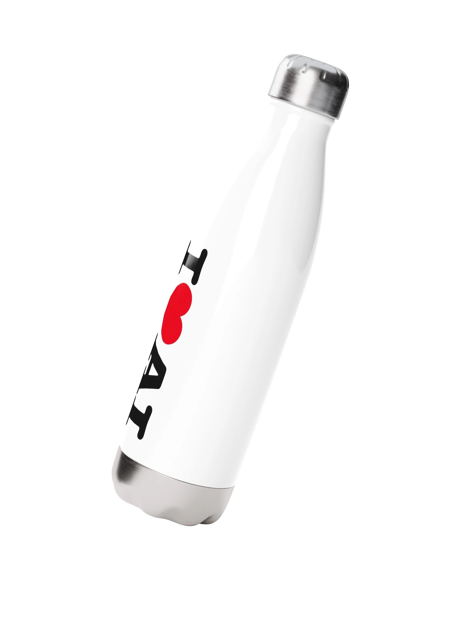 I ❤️ AI - Stainless Steel Water Bottle product image (2)