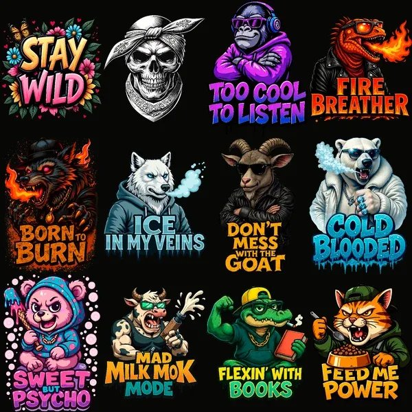 400+ Premium Streetwear Graphics Pack product image (2)