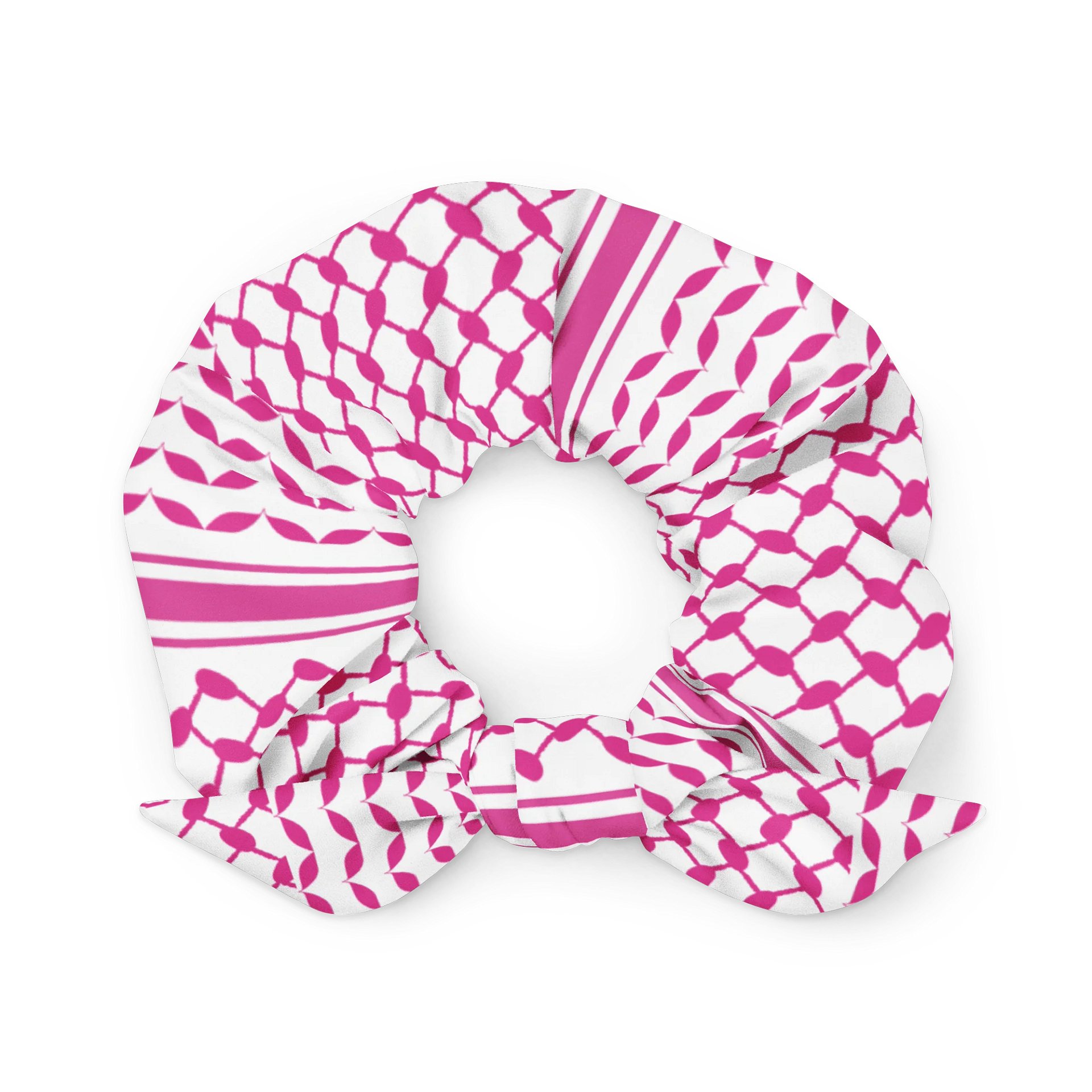 Pink Kufiya Scrunchie product image (1)