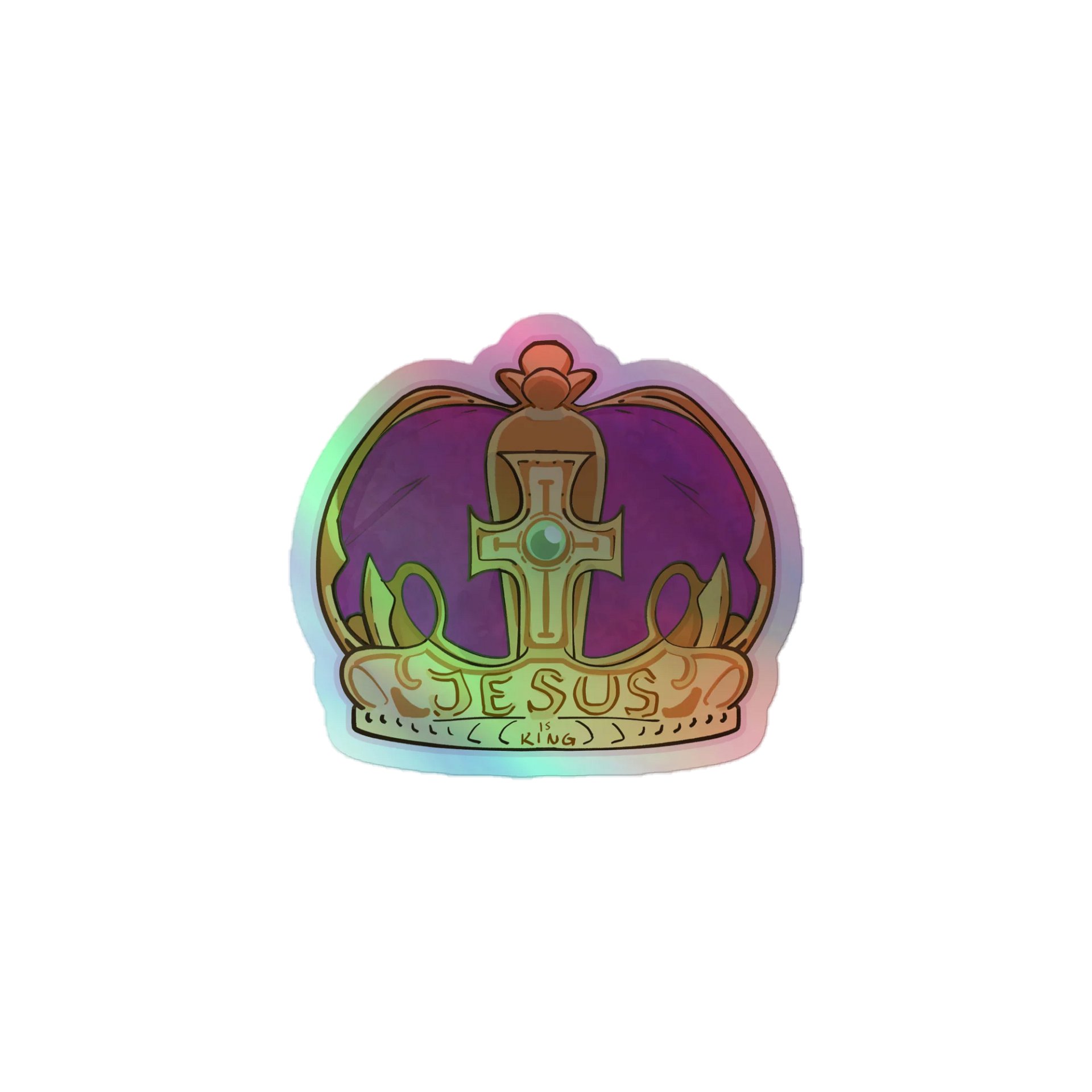 Radiant Holy Crown Sticker product image (1)