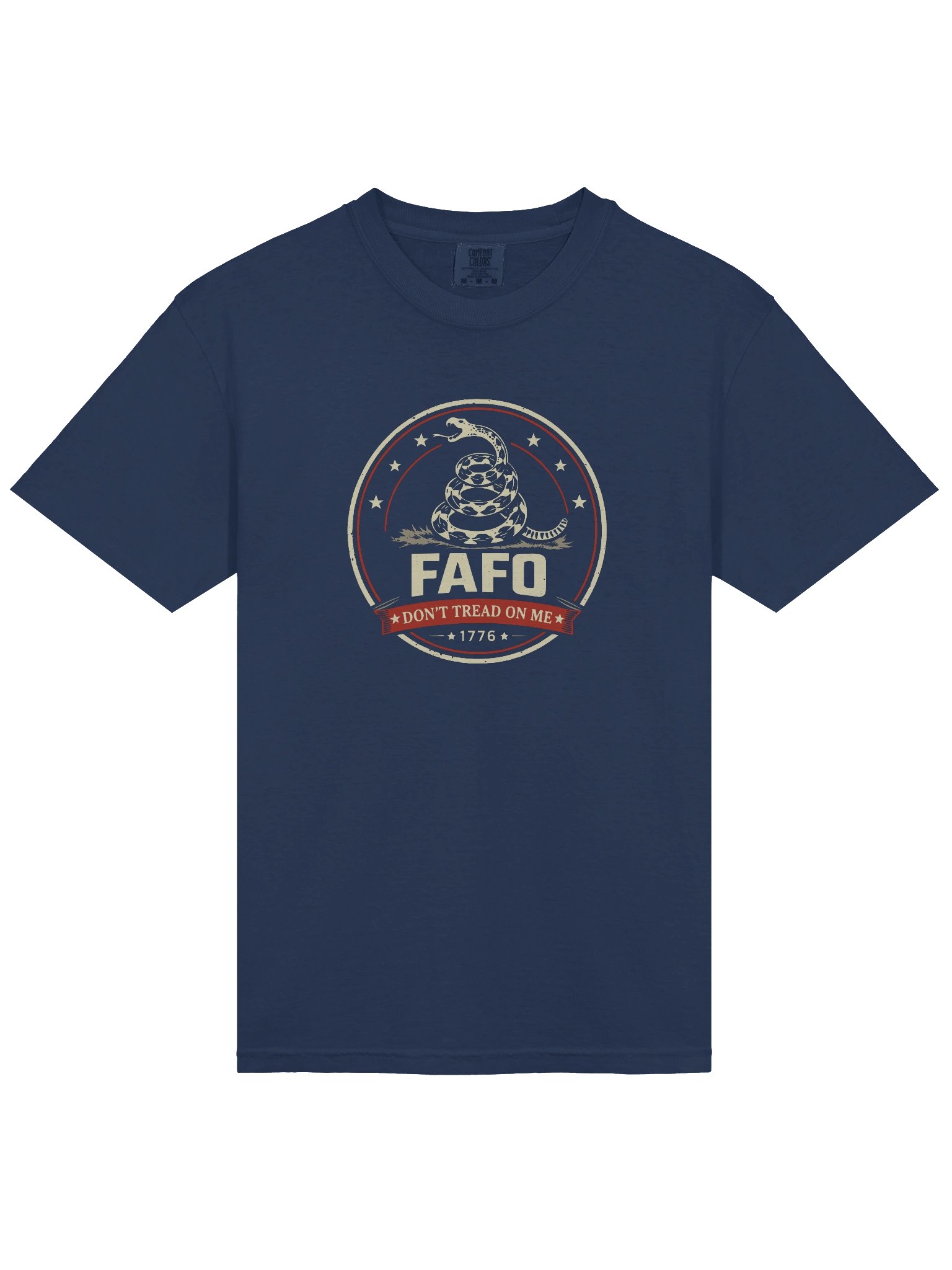 FAFO Don't Tread on Me - Gadsden Flag Circle T-Shirt product image (23)