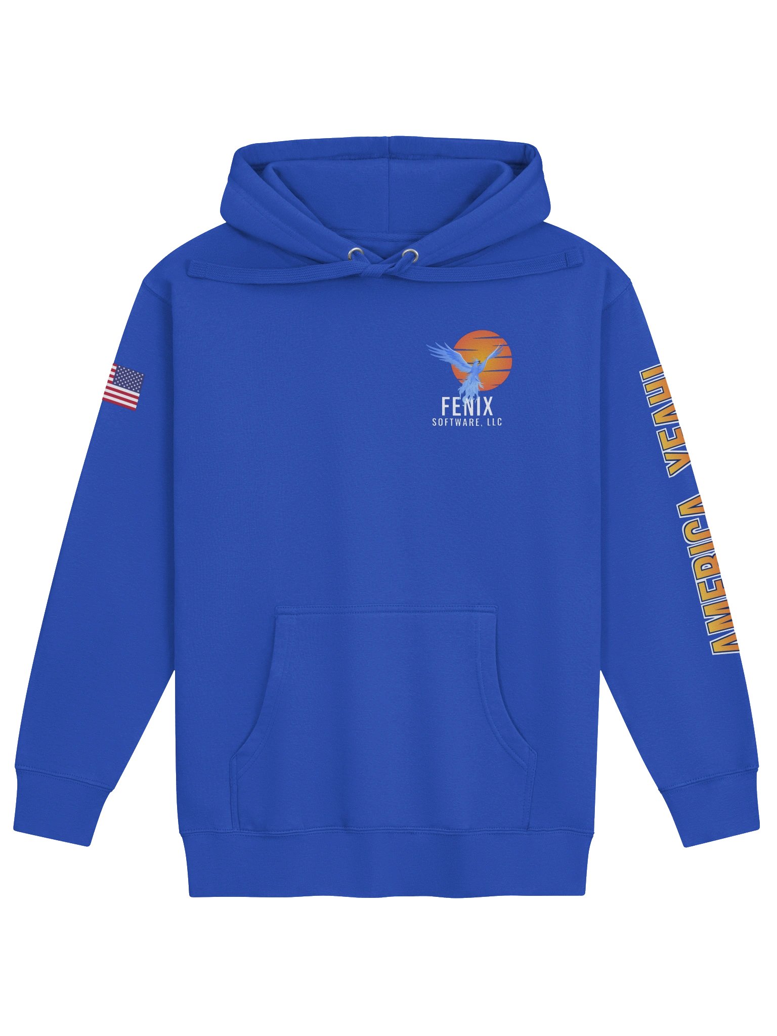 Fenix Software Phoenix Hoodie – Royal product image (1)
