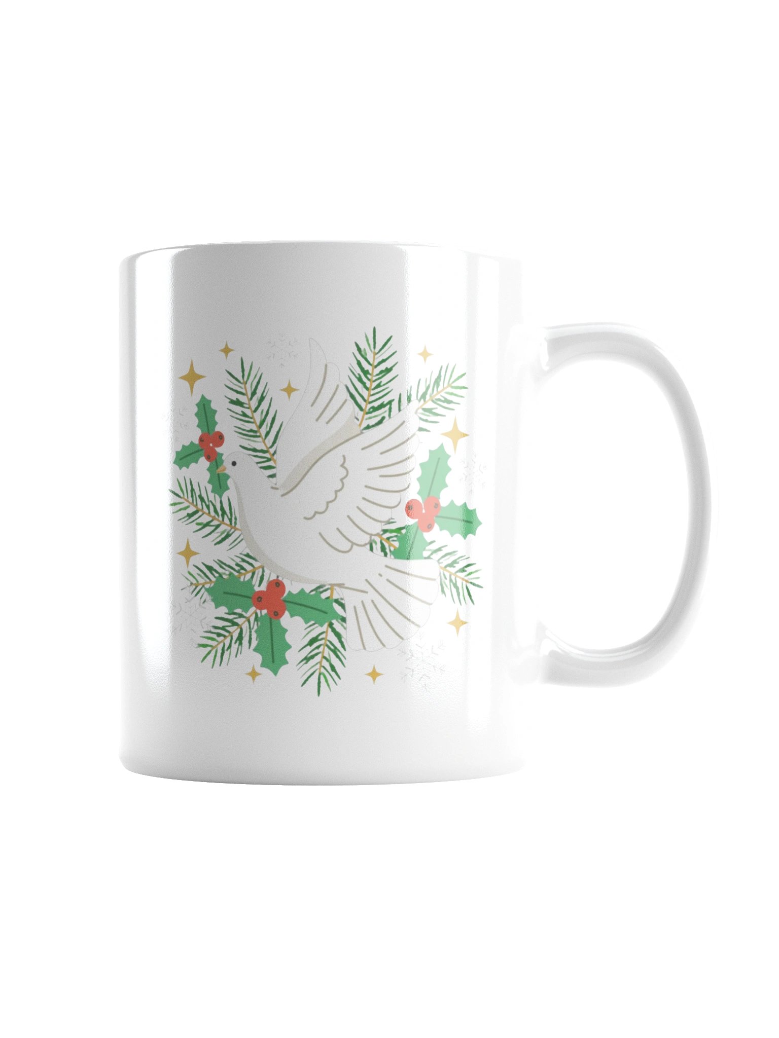 Holiday Dove and Pine Coffee Mug product image (7)