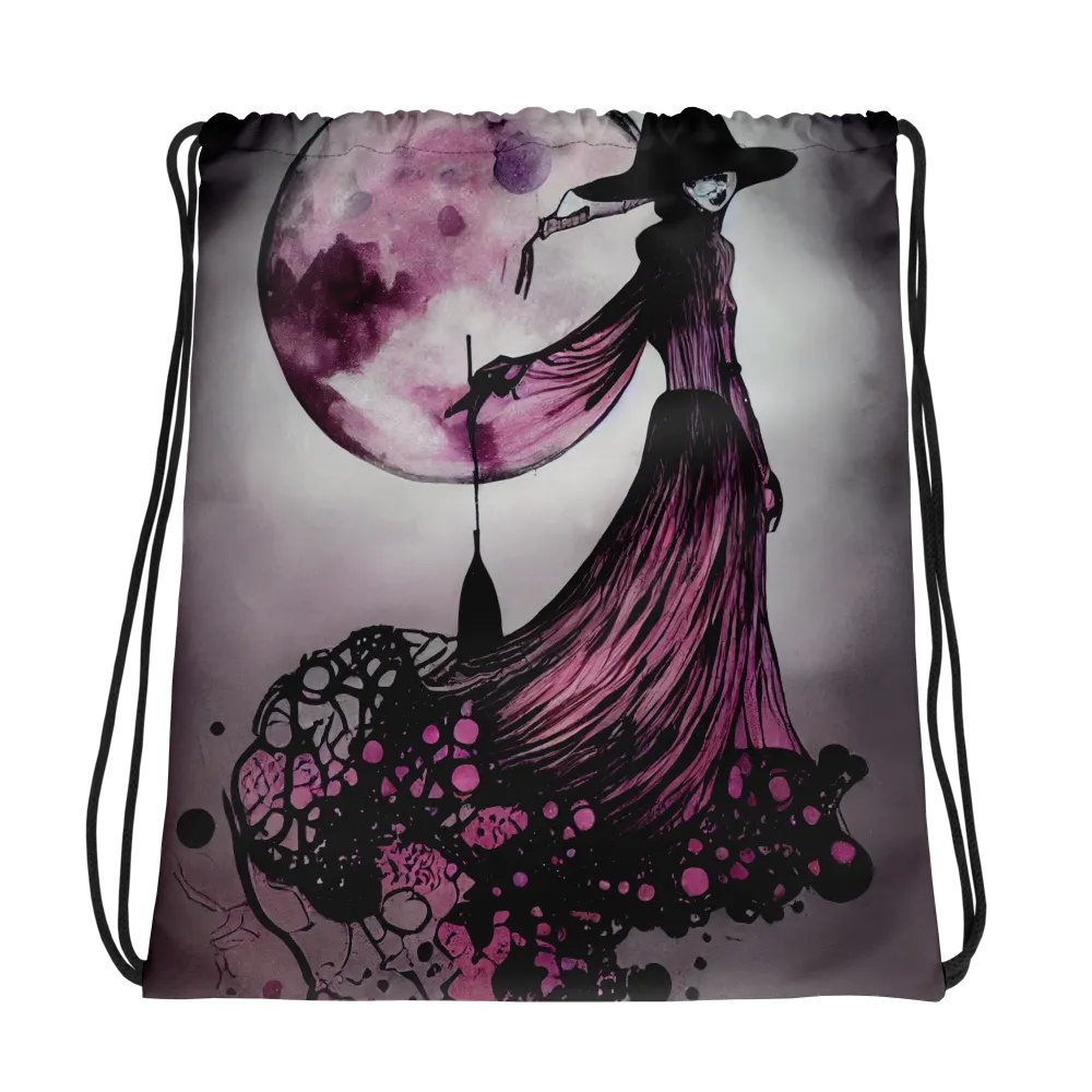 Mystical Moonlight Drawstring Bag product image (1)