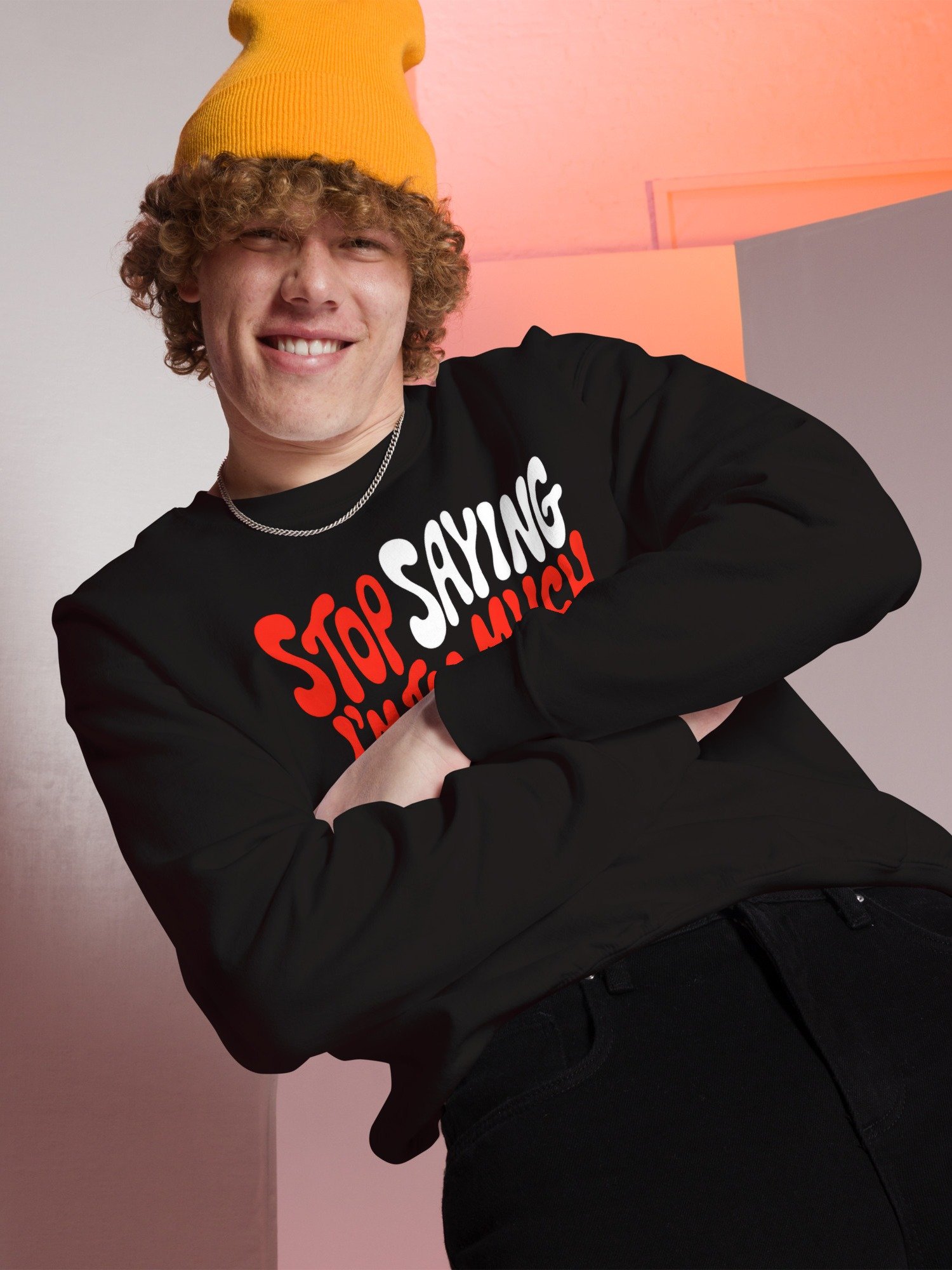 You're Not Too Much Human Design Manifestor Sweatshirt product image (6)