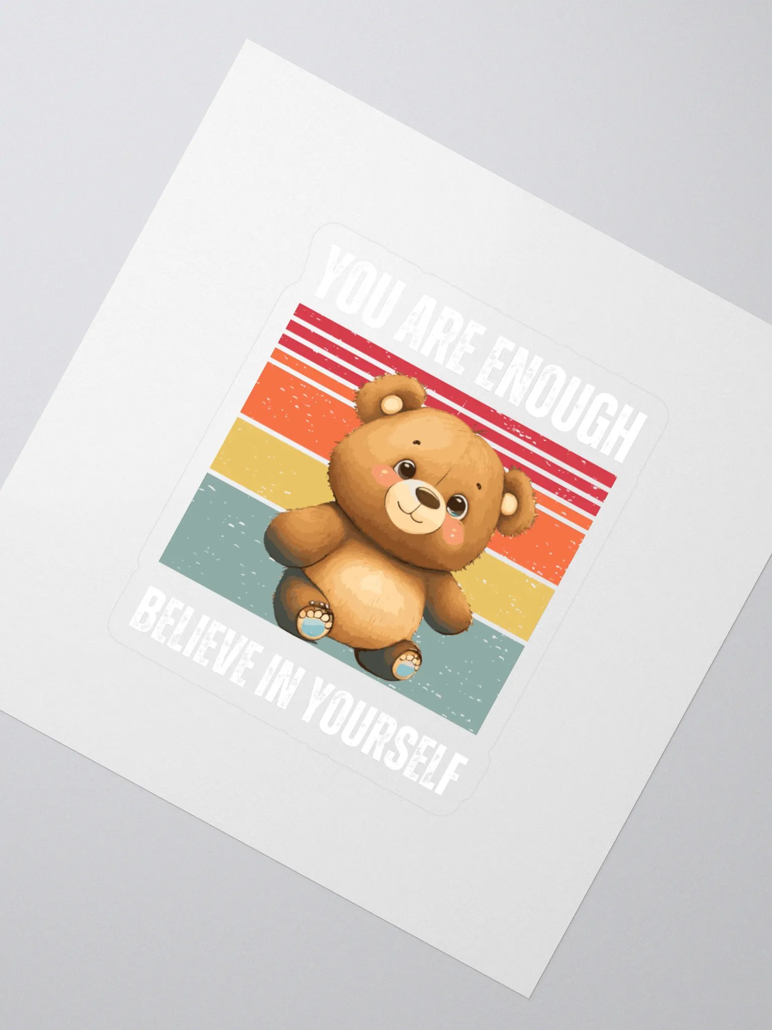 Cheerful Teddy Bear Sticker Set product image (2)