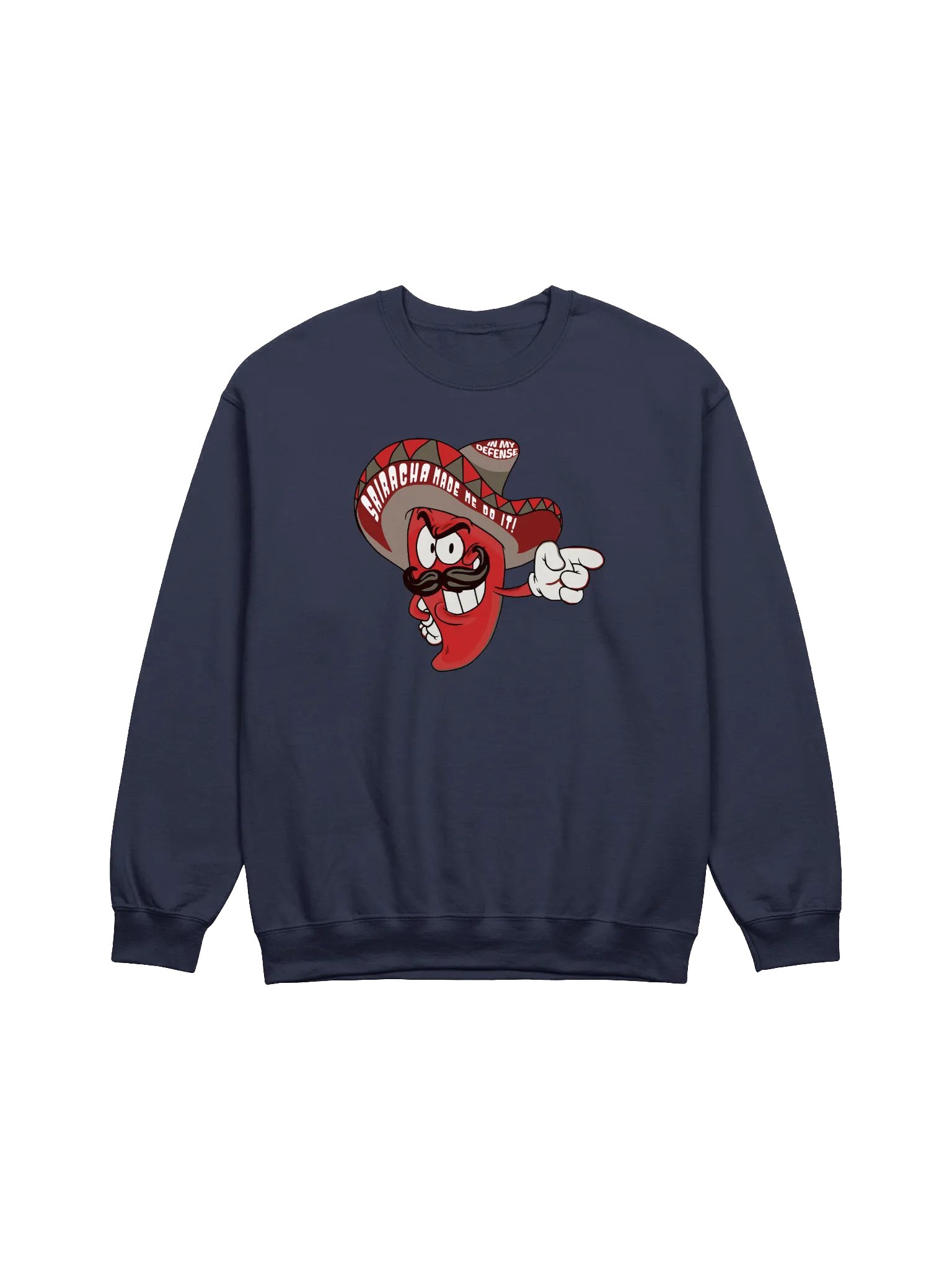 Sriracha Made Me Do It! Crewneck Sweatshirt product image (29)