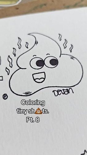Day 136 of sharing my art. 💩

#devantheartist #artbydevan #handdrawn #cartoon #funny