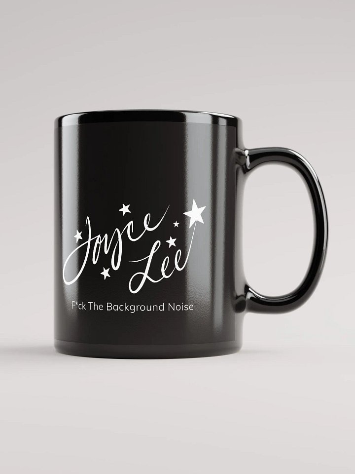 Joyce Lee Purple Graphic Mug (Black) product image (1)