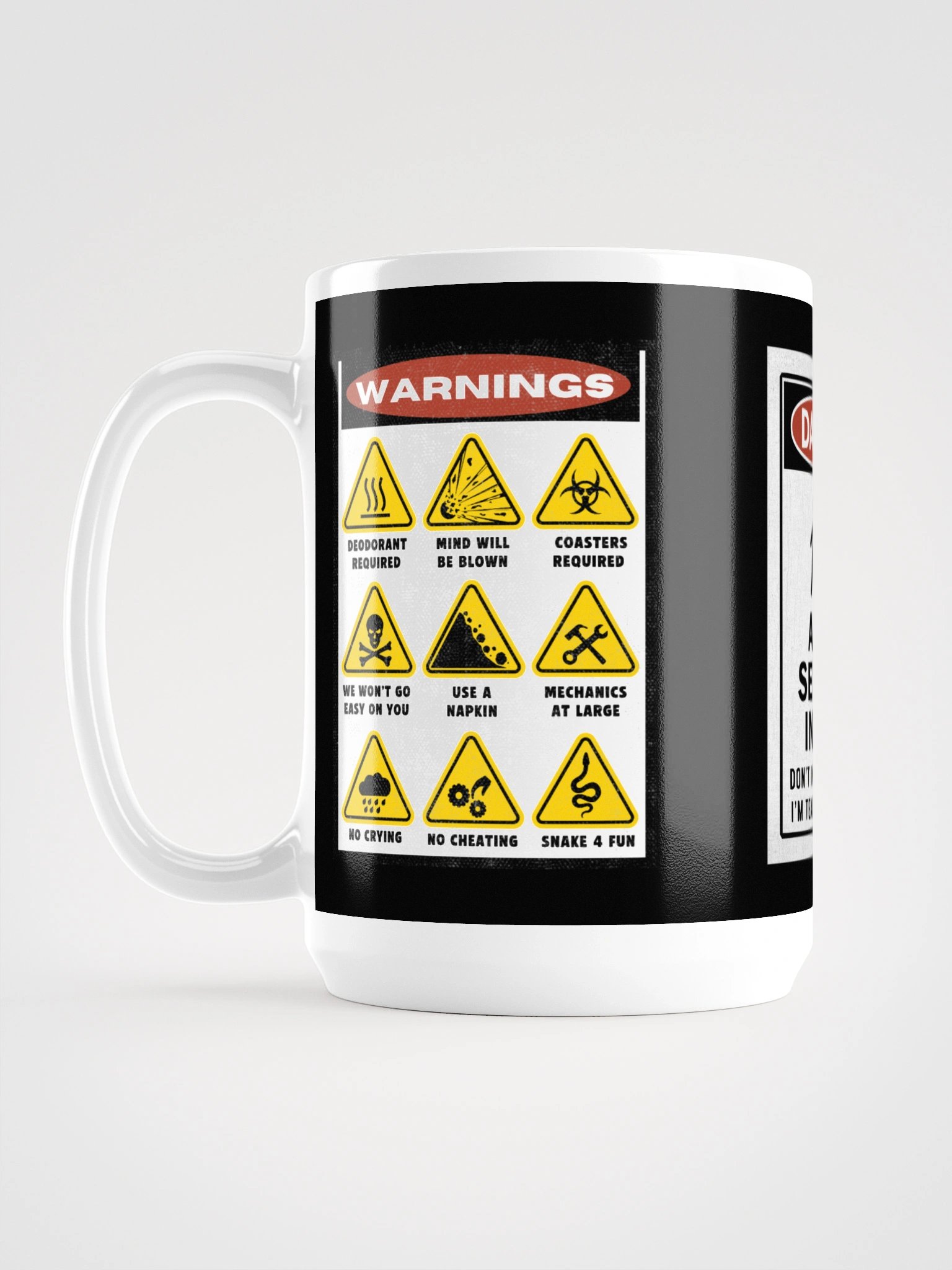 Funny Warning Sign Mug for Board Gamers - 15 ounce product image (5)