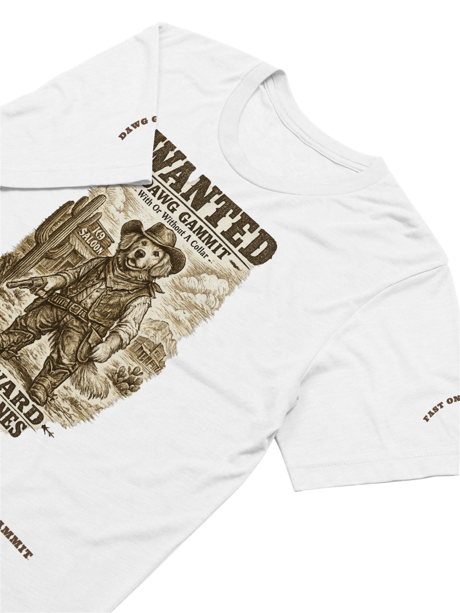 DAWG GAMMIT™ WANTED Golden Retriever Triblend T-Shirt product image (22)