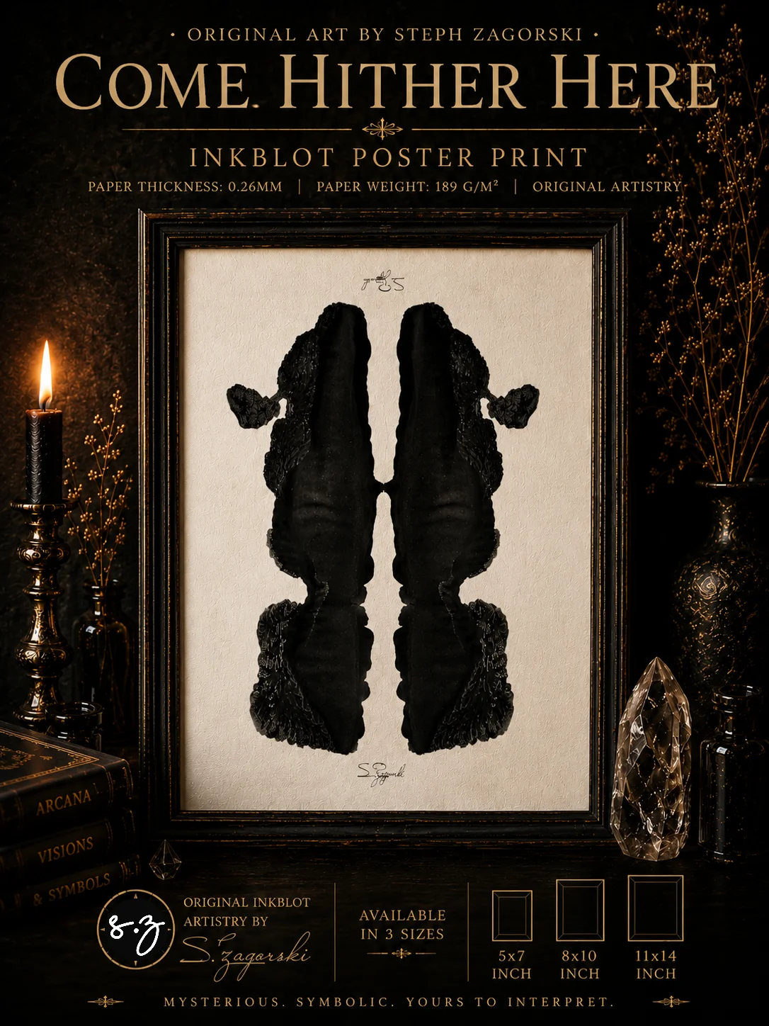 Come Hither Here | Inkblot Print product image (2)