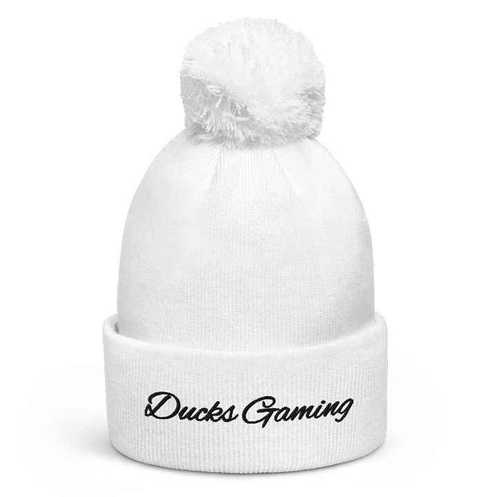 Ducks Gaming Beanie Black Lettering product image (1)