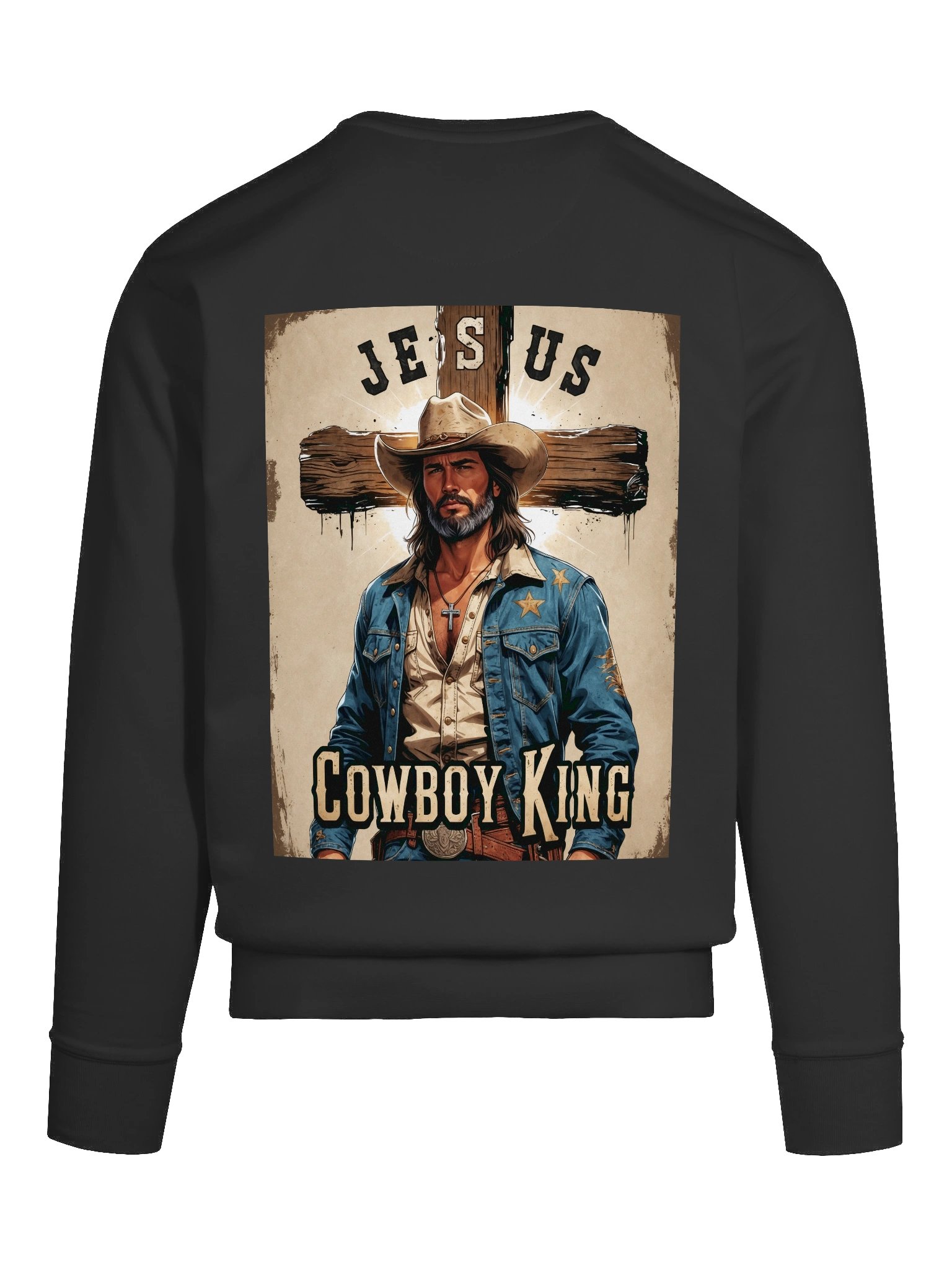 Jesus Cowboy King Sweatshirt product image (11)
