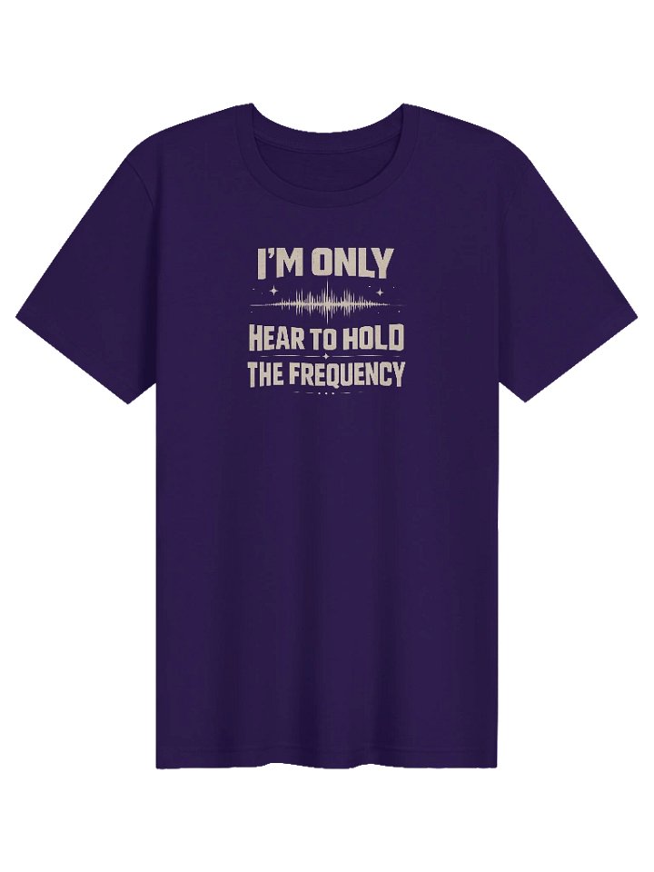"I'm only hear to hold the Frequency" Meme Shirt product image (61)