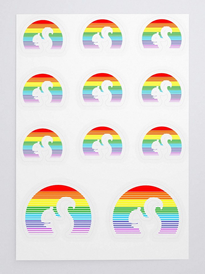 Squirrel Pride Stickers product image (1)