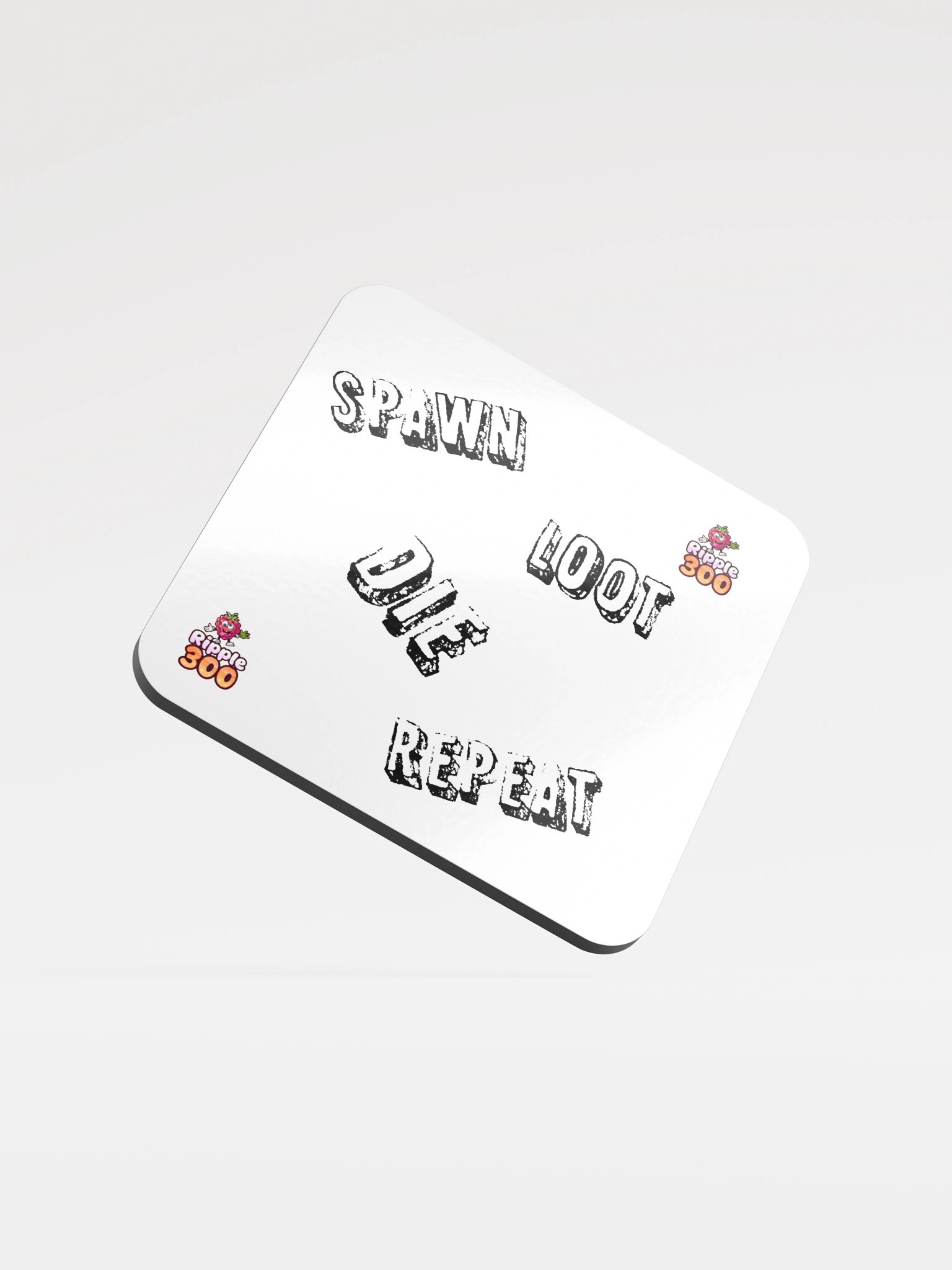 DayZ Life White Coaster product image (1)