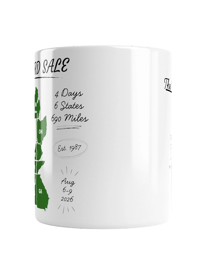 127 Yard Sale (2026) - White Glossy Mug product image (4)