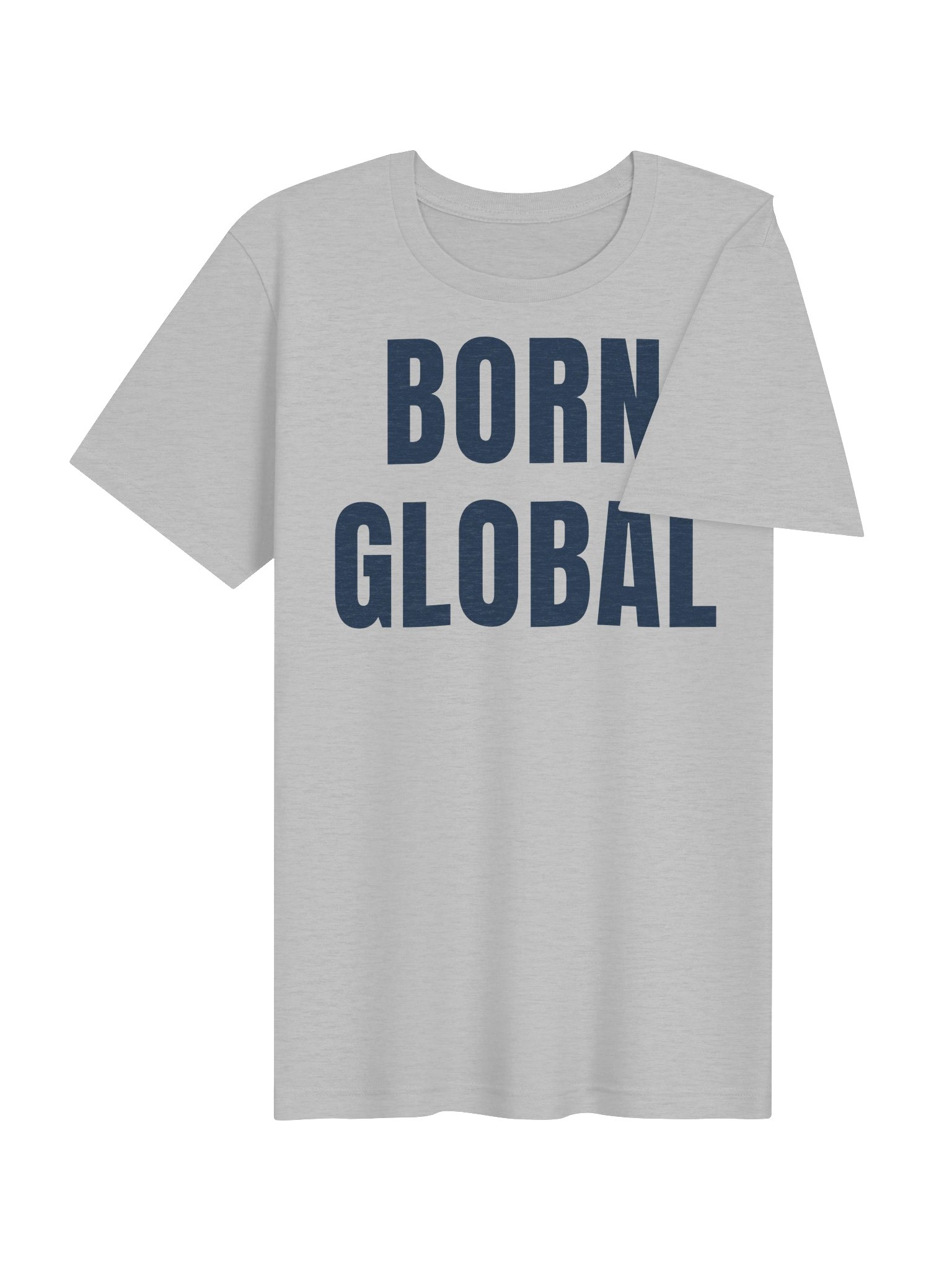Born Global Tee (Navy Print) product image (11)