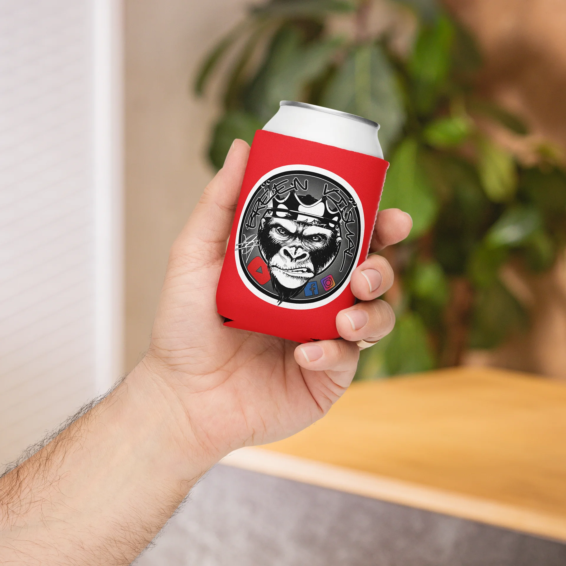 Signature 1 Gorilla Koozie - Red (Regular) product image (4)