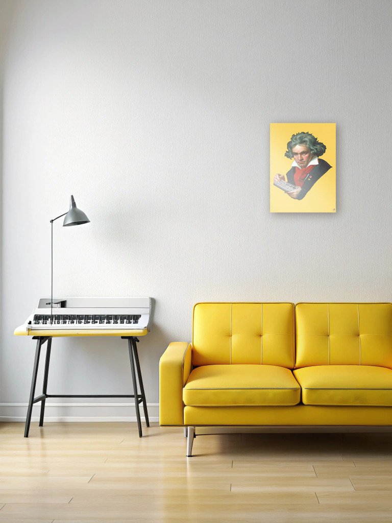Roland van Beethoven by Frank Fonik (tb-3-0-3 Tribute), Techno EDM Matte Paper Poster product image (1)