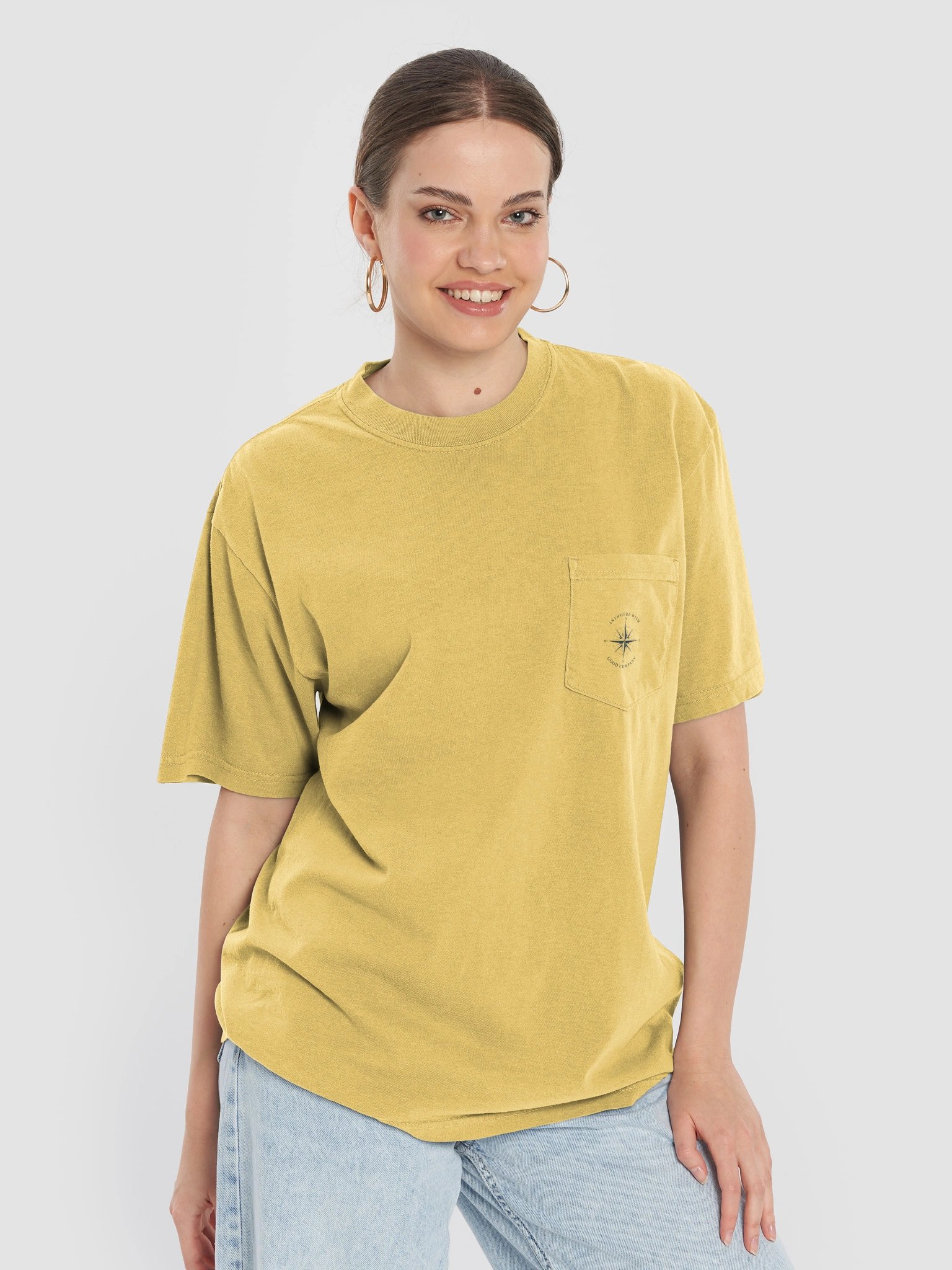 Anywhere With Good Company Pocket Tee product image (31)