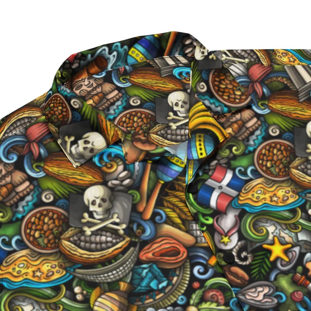 Nautical Skull Adventure Hawaiian Shirt product image (2)
