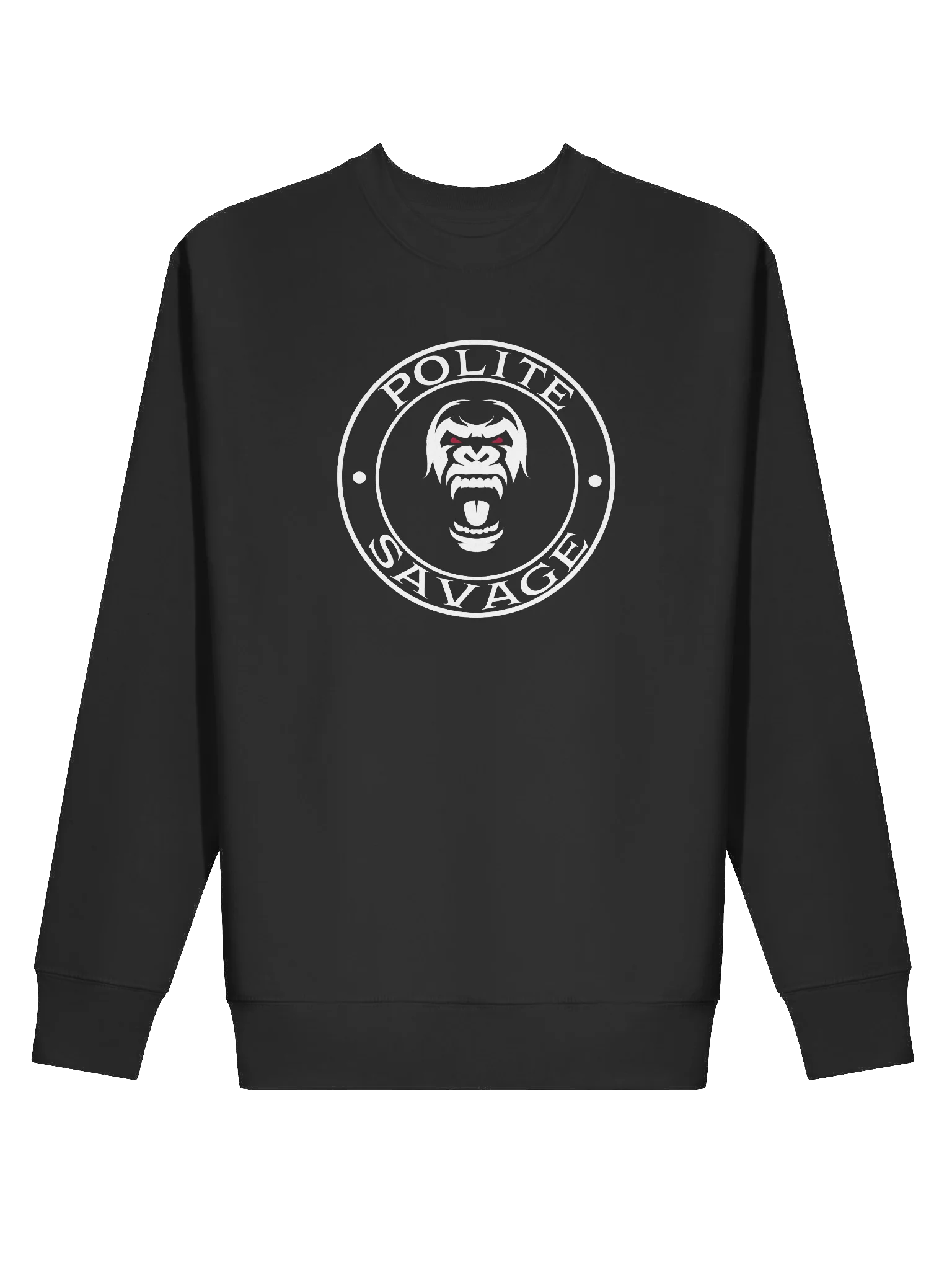 Mad Gorilla Logo- Polite Savage Crewneck Sweater product image (2)