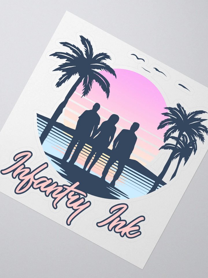 Sunset Kiss Cut Stickers product image (2)
