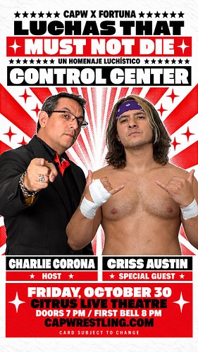 Five challengers. One ladder. One crown. 👑🪜

Criss Austin calls the ladder his sixth opponent. Can he leave October 30 still ...
