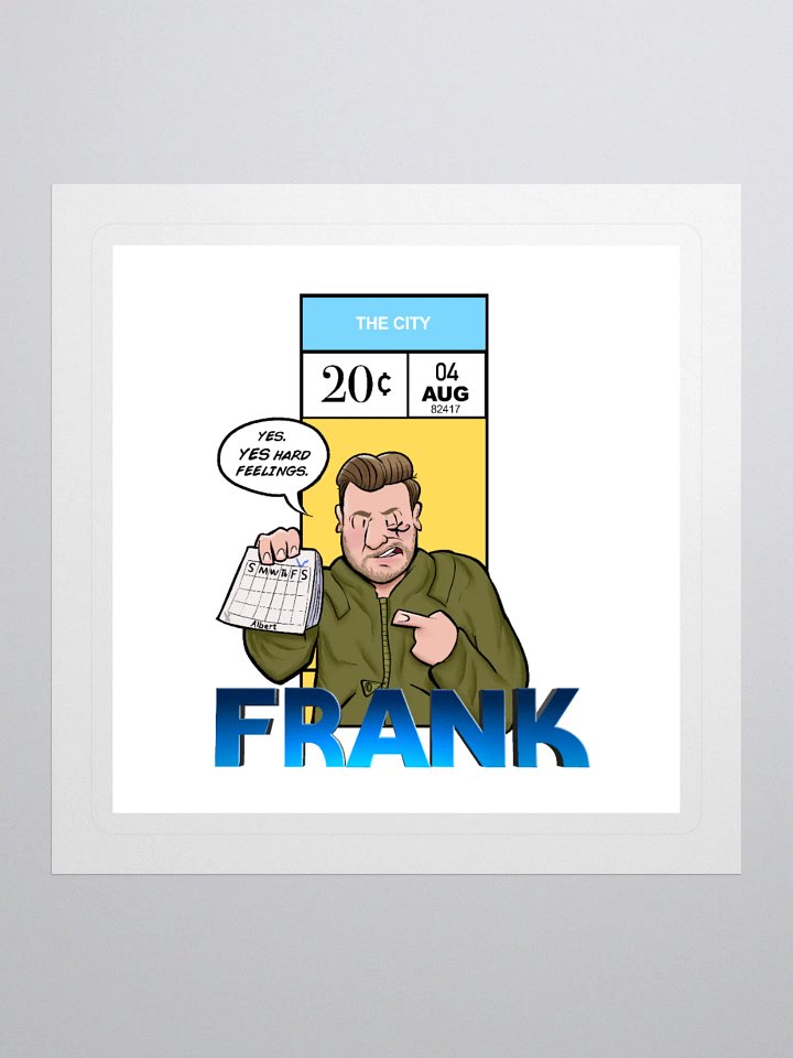 He lost Tuesday Sticker product image (1)